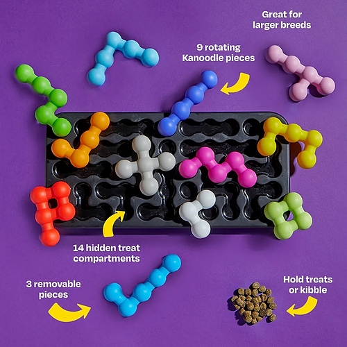 Brightkins - Kanoodles Treat Puzzle - Four Your Paws Only